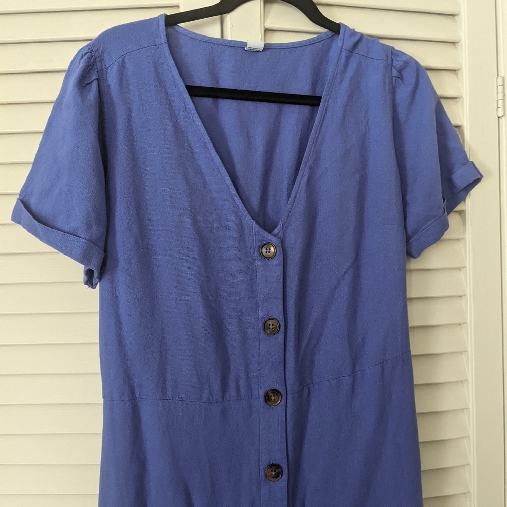 Old Navy Blue Midi Dress